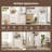 38.2" Tall Farmhouse Corner Cabinet with 2 Doors and 3 Storage Shelves, Farmhouse Storage Cabinet with Barn Door Design, Home Space Saver for Living Room, Kitchen, Laundry Room