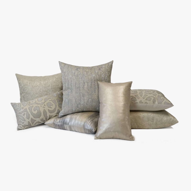 Trance Pillow Cover & Insert, Gold, Rectangle 14"H x 24"W