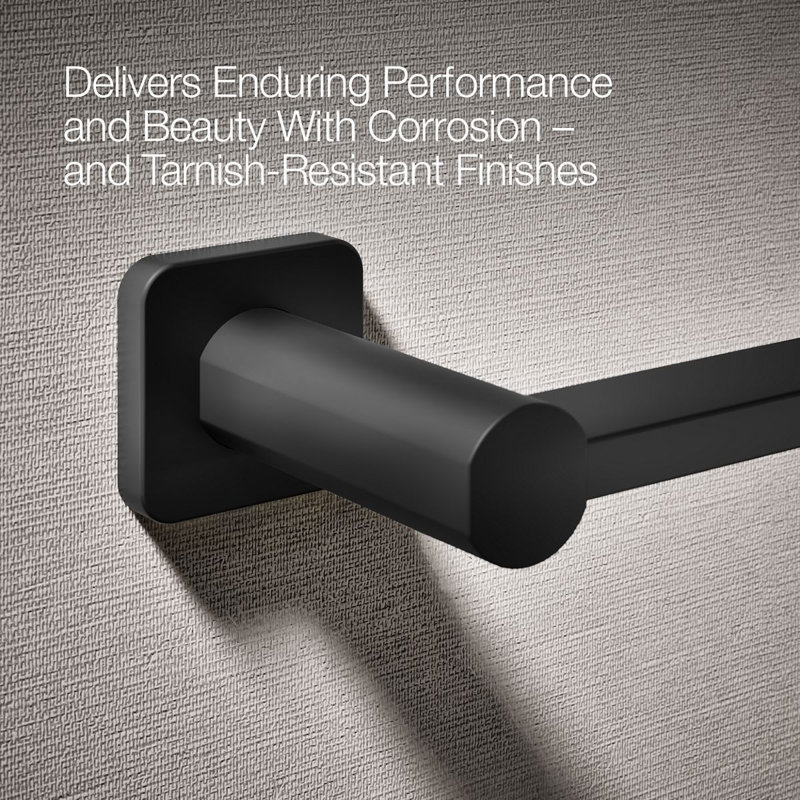 Parallel Towel Arm, Matte Black