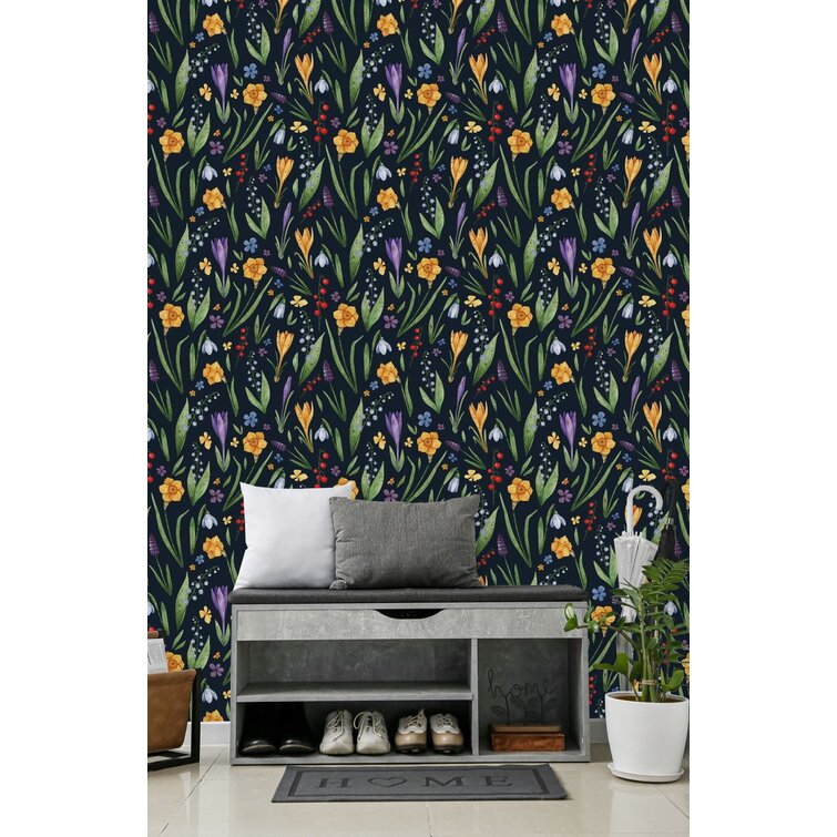 Red Barrel Studio® Forest Flowers Wallpaper - Wayfair Canada