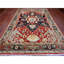 Tapis rouge en laine nouée à la main 9 pi x 9 pi Seis de 9 pi x 12 pi avec motif floral E75D1B5D6BF34F53B05A2756473963AB
