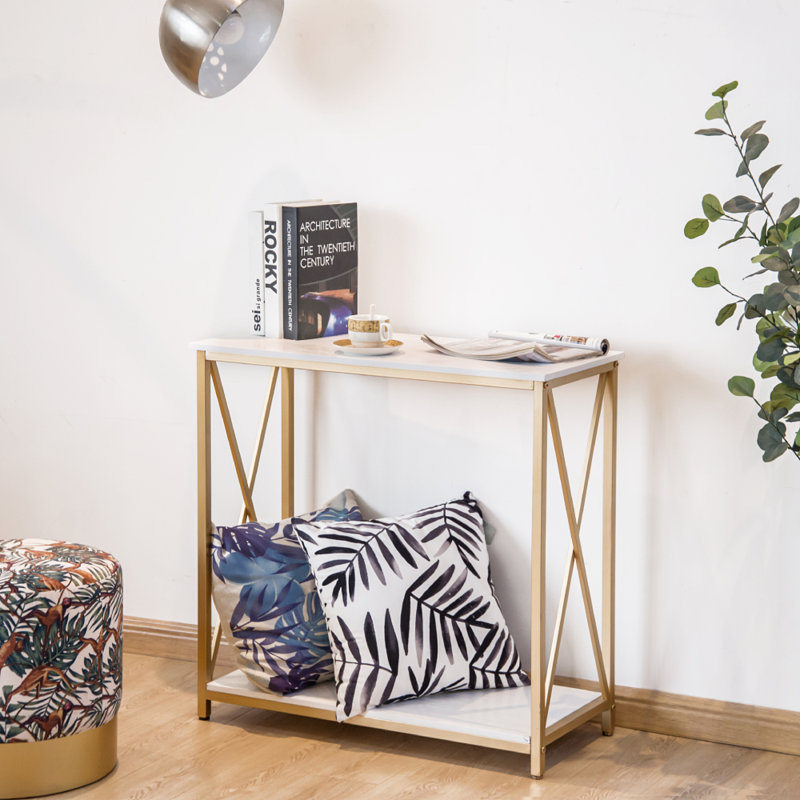 Console Table, 30" H x 30.79" W x 13.82" D