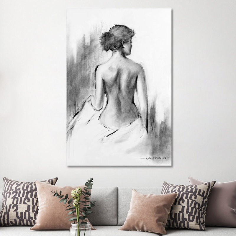 Soft Silhouette IV by E.A. Orme - Wrapped Canvas Print, 152.5 cm H x 101.5 cm W