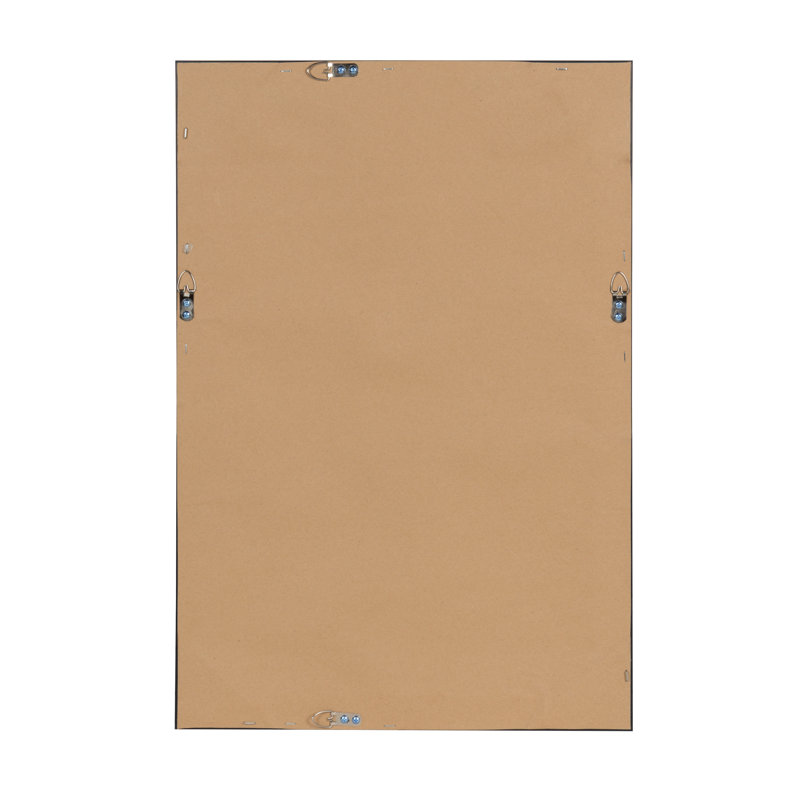 Brucie Fabric Corkboard / Bulletin Board, 27" H x 18" W x 1" D, White