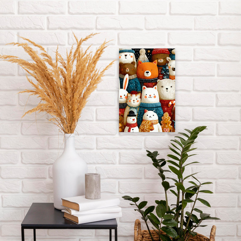 Art mural Cozy Winter, H 18 po x l 12 po