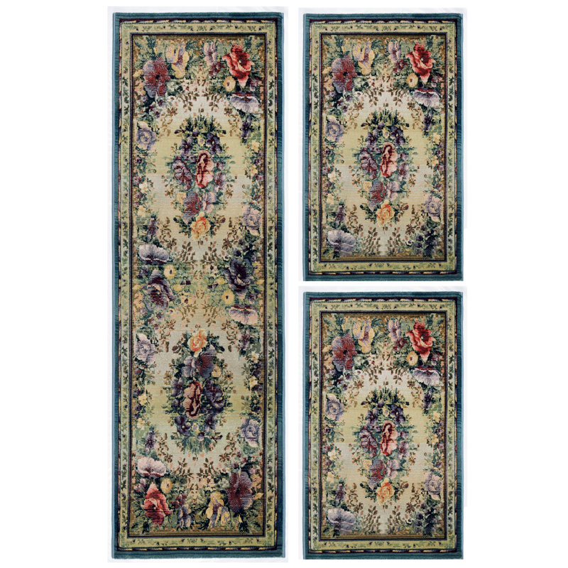 Gabiro Flatweave Blue/Beige Rug