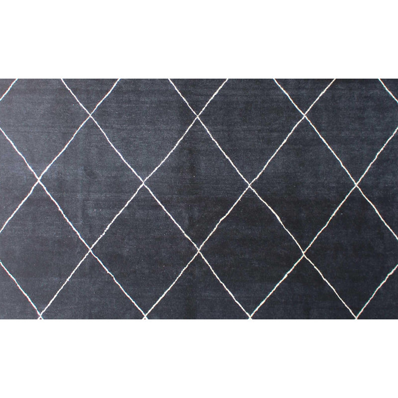 Abstract Hand Woven Area Rug, Rectangle 280cm x 381cm 