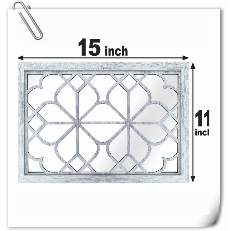 Solid Wood Wall Decor, White