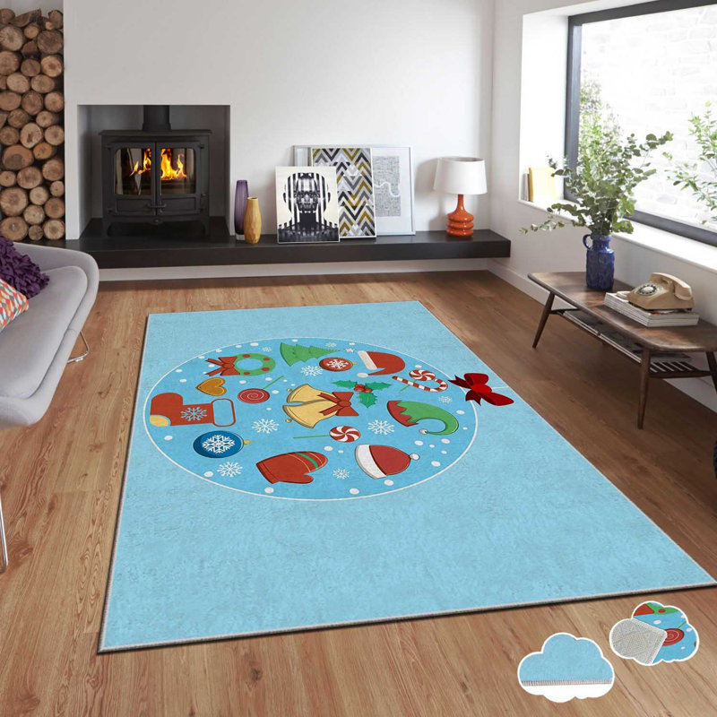 Premium Velvet Area Rug (31.5 x 55.1 inches), 100% Polyester, 740 g/m² | Non-Slip Dot Underside, Laminated Sponge for Comfort | Easy to Clean, Machine Washable at 86°F | Perfect for Home & Office Décor