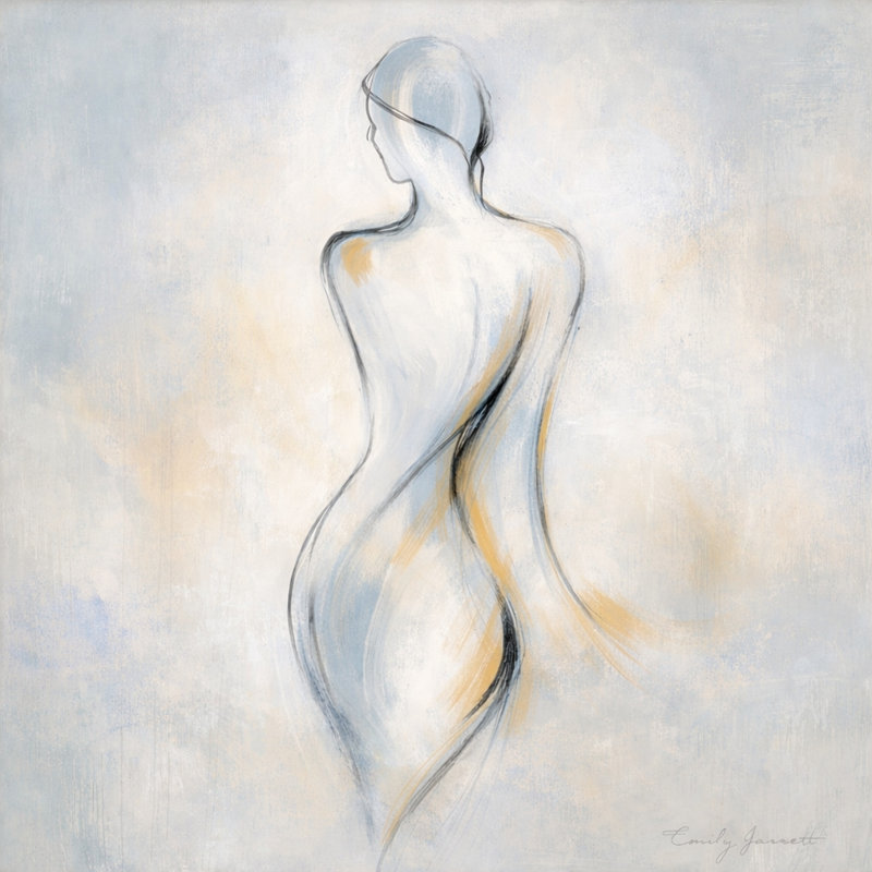 Art mural doux sur toile tendue, L 20 po x H 20 po x P 1,5 po