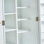 Kitchen Pantry Storage Cabinet,Freestanding Pantry Cabinet With Doors & Adjustable Shelves, Small Food Pantry Cabinet For Kitchen,Dining Room Craft Room (White)