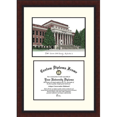NCAA Middle Tennessee State Legacy Scholar Diploma Picture Frame