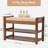 Versatile Cushioned Shoe Storage Bench-1705027070