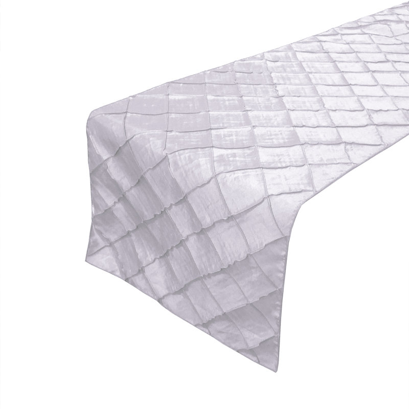 Solid Color Table Runner, 144" x 12", White