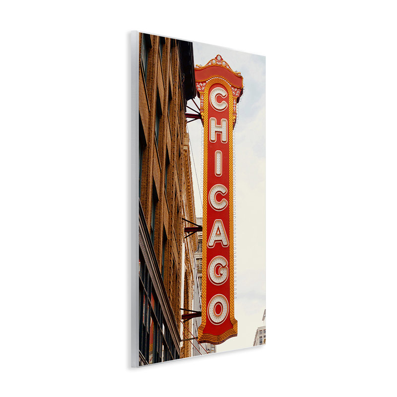 «Chicago City Sign» par Ashley Singleton, H 15 po x l 10 po