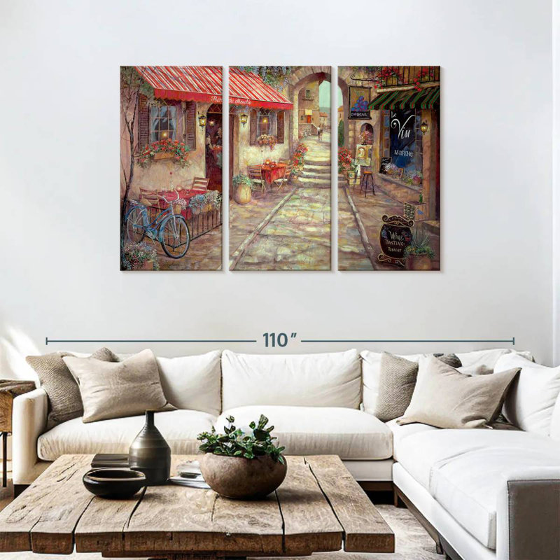 Sireci Bar Du Marche, 48" H x 74" W