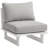 Hubery Aluminum Outdoor Armless Lounge Chair-84480171-84480170