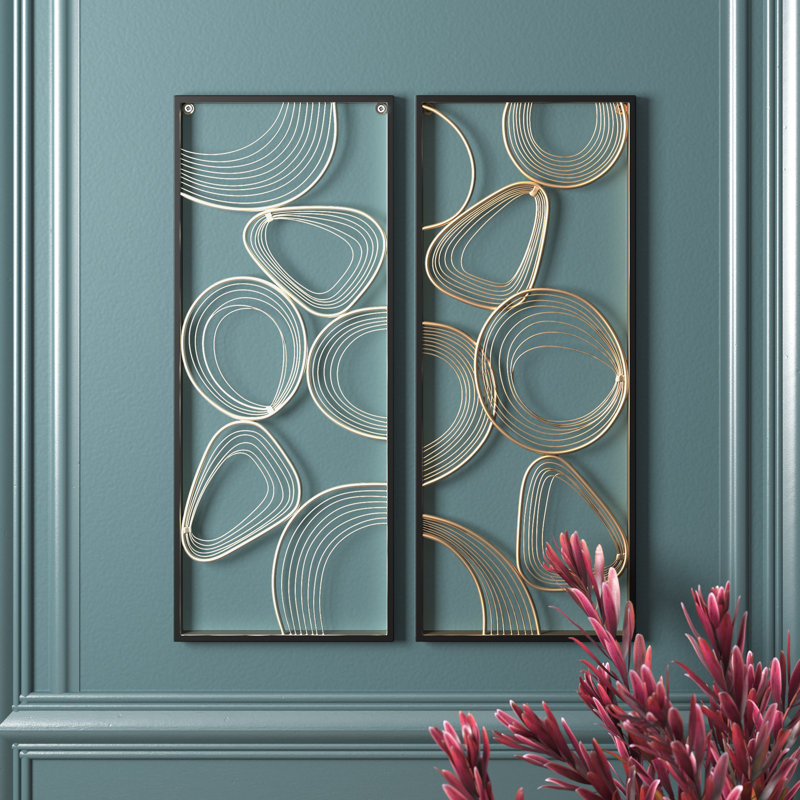 Handmade Glam Abstract Wall Decor