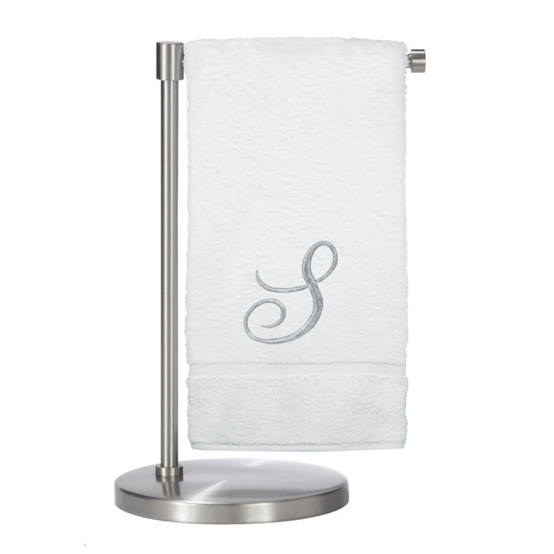 Super Plush Bath Towel, White/Silver, S