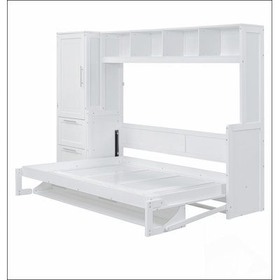 Lit escamotable Murphy avec placard et tiroirs