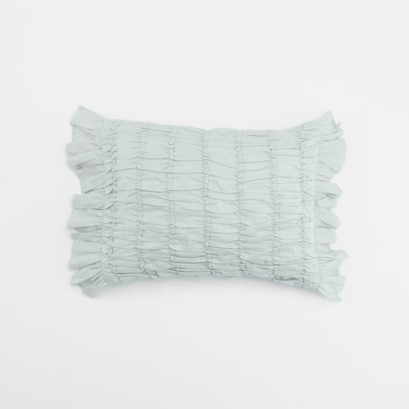 Lumbar Pillow Cover & Insert, Seaglass