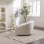 Upholstered Accent Chair, 360° Swivel Chair For Home