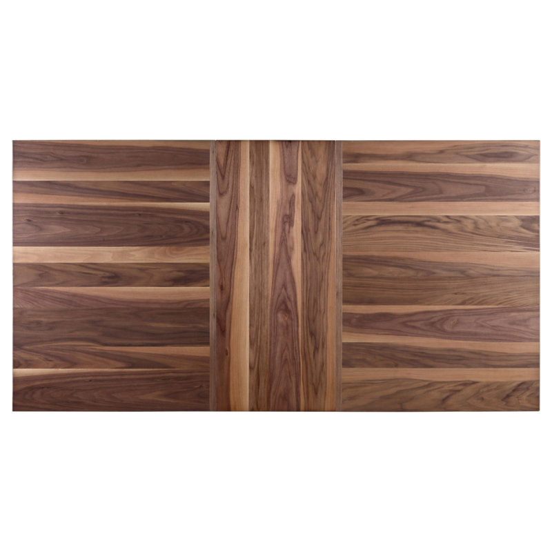 Rivera Natural Walnut Extension Dining Table