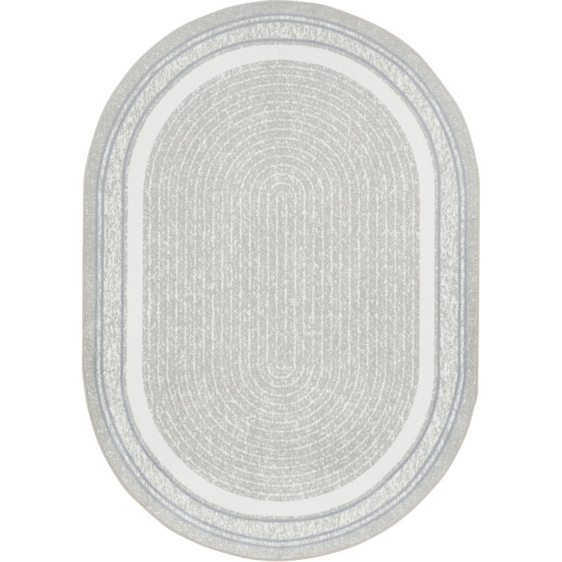 Cozy Corner Area Rug in Color Linen, Oval 3'10" x 5'4"