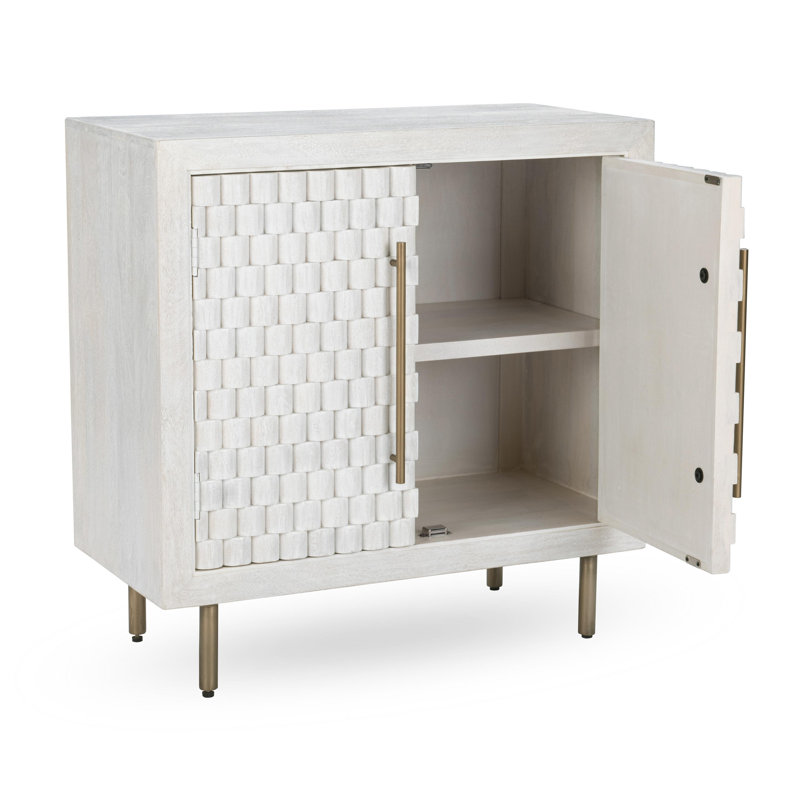 Armoire Abshire, Blanc délavé