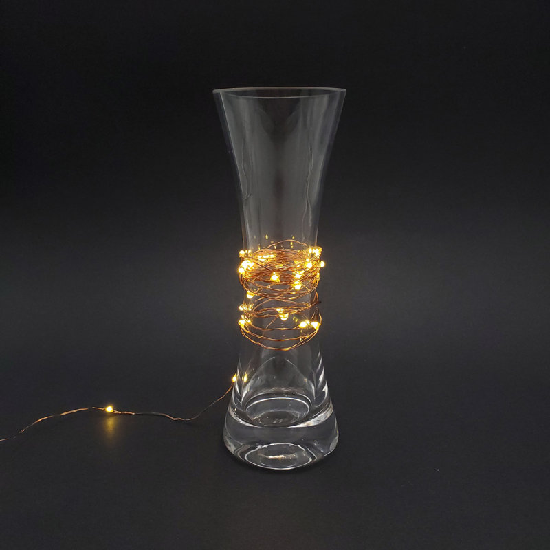 hipps Copper Battery Operated LED Fairy String Lights