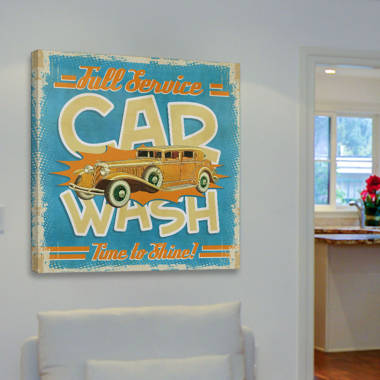 Art Poster Car wash
