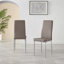Tierra Modern Chrome Metal & Glass Round Dining Table Set with Quilted Faux Leather Chairs-102865854-81869519
