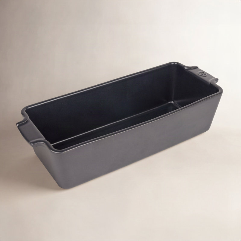 Appolia Loaf Pan Rectangular Ceramic Casserole, Slate