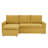 L Shaped Convertible Sleeper Sofa Bed-2034436929