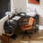 Hussan L-Shaped Metal Base Computer Desk-96847152