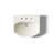 Cimarron 26.81" Vitreous China U-Shape Pedestal Bathroom Sink with Overflow-19195627-10940871