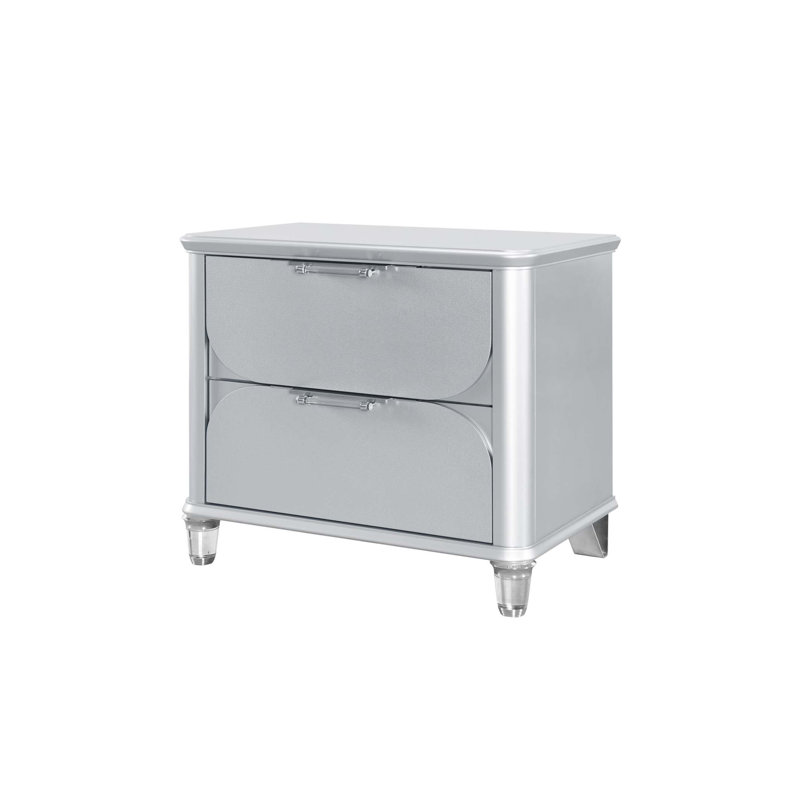 LAURA SILVER NIGHTSTAND
