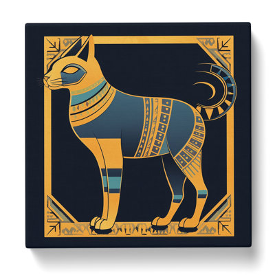 Egyptian Cat Art Deco No.2 - Print