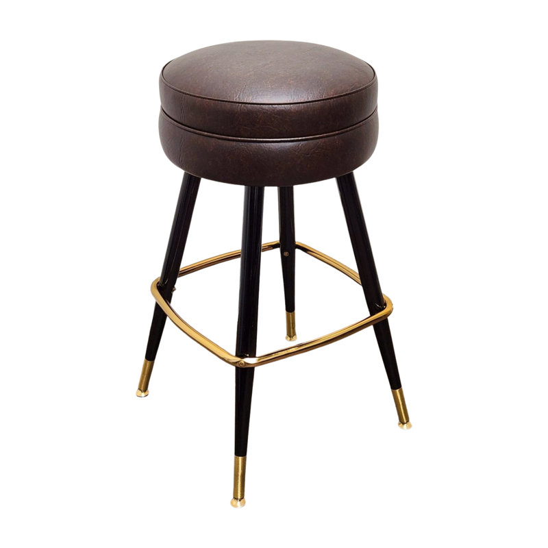 Tabouret tournant sans dossier Signature, Brun