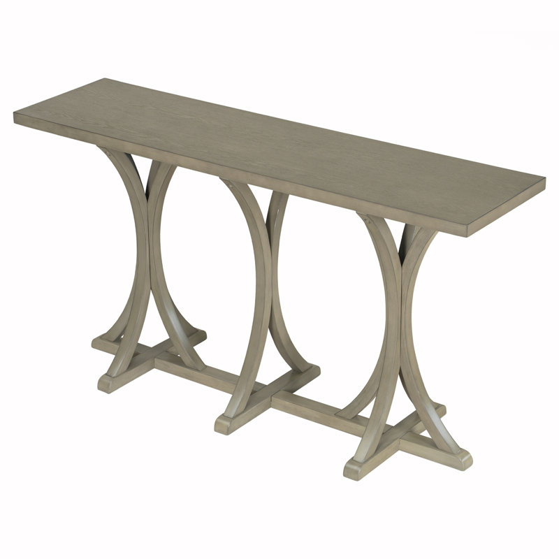 59.8'' Wooden Console Table, Gray