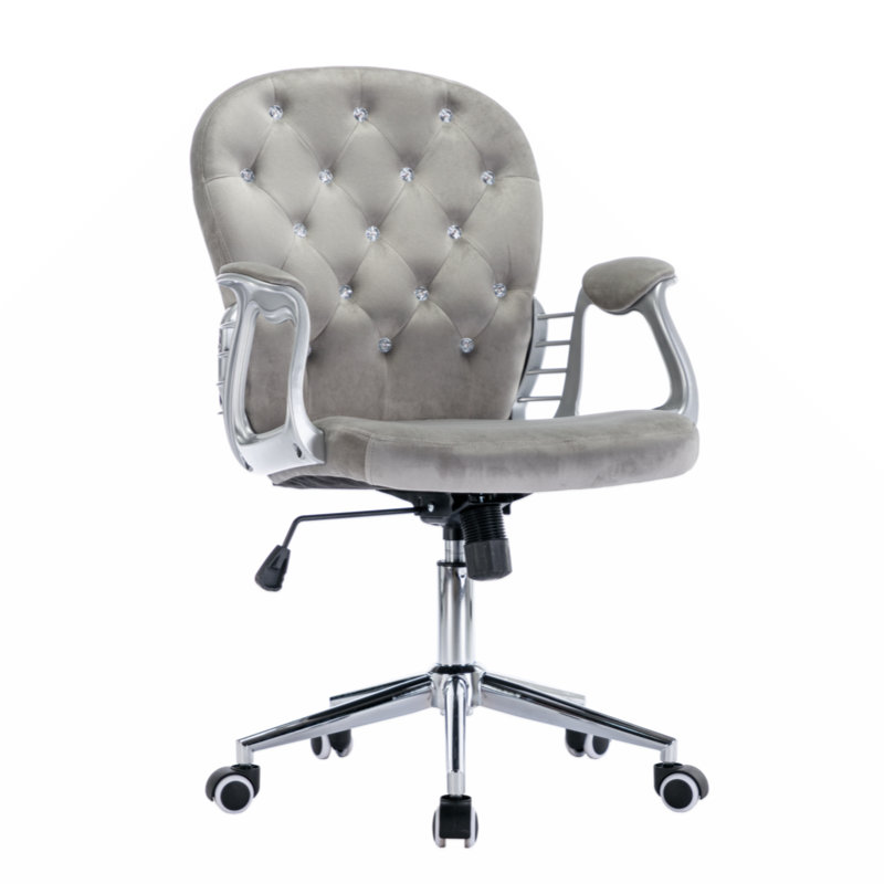 Chaise de bureau en velours