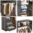 72"Closet System With 3 Drawers,3 Long Rods And 1 Short Rod-995525402