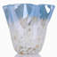 Vase d'art en verre soufflé à la main - Vase en verre décoratif à large ouverture