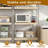 (24 Inch) 5 Pcs Wire Shelf Covers Foamed PVC Wire Rack Covers For Removable Closet (Not Wood) Pantry Shelves For Cabinet Bathroom Kitchen Shelving Decoration ( Oak Color ) The Product Only Includes The Shelf Dividers; The Rest Of The Racks Are For Displa-1477515122