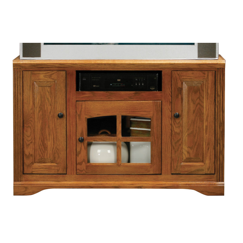 Rafeef Unfinished TV Stand for TVs up to 50", Soft White Oak