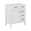 Meuble-lavabo de 30 po sans lavabo supérieur, base d'armoire seulement, armoire de salle de bain à 3 tiroirs, une porte avec tablette-1740746626