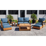 Chatsworth 7 Piece Love Seat Group With 36" Chat Table