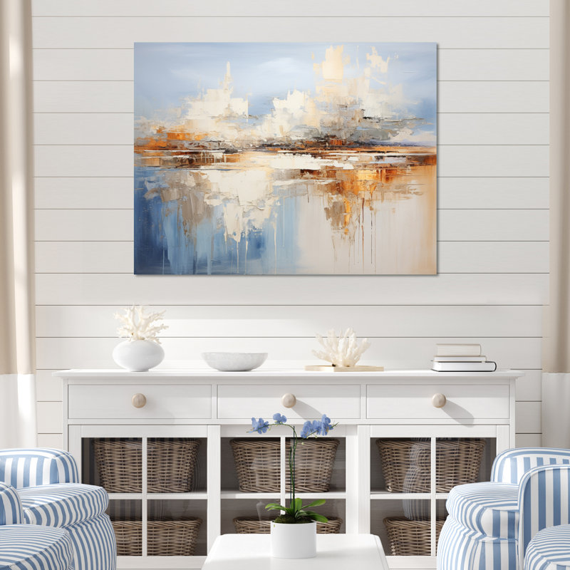 Coastal Ocean Coastal Reflections - Landscapes Wall Decor, Toile tendue, H 24 po x l 32 po x P 1 po