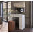 Vanity with Mirror and Seat