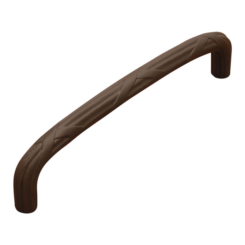 12" Lines and Crosses Appliance Pull PH Series, Oil Rubbed Bronze